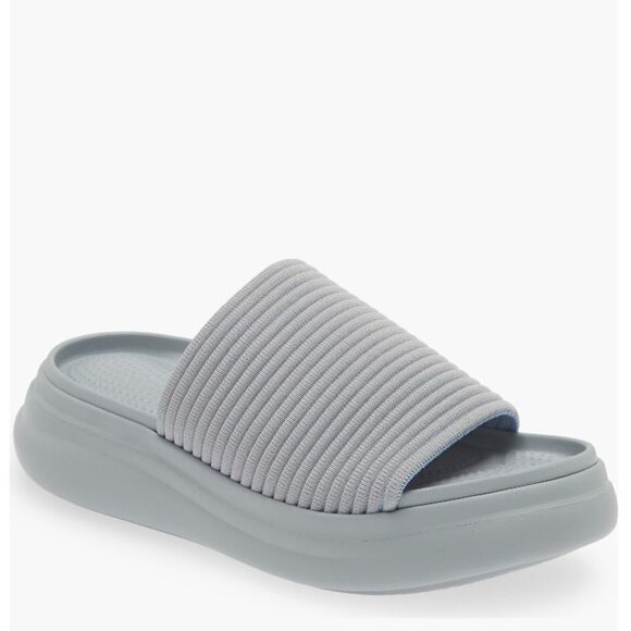 Rag & Bone Brixley‎ Knit Slide Sandal, Gray/Blue, Size 10 (Euro 40), NWT - Picture 2 of 16